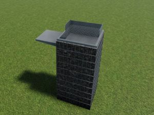 Gabions Barbecue intégré