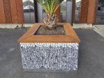 Gabions Jardinière Rond (Intérieur Corten)