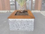 Couvertine Jardinière en Corten Carré 100x100 cm