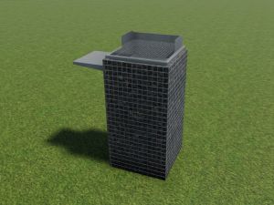 Gabions Barbecue intégré
