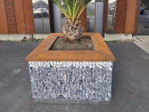 Gabions Jardinière Rectangle (Intérieur Galva)