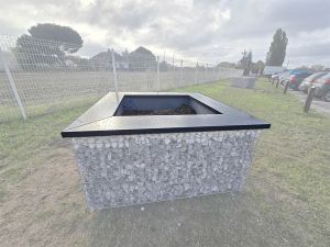 Couvertine Jardinière en Alu Thermolaqué Carré 50x50 cm