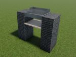 Gabions Barbecue double pilier