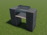 Gabions Barbecue double pilier