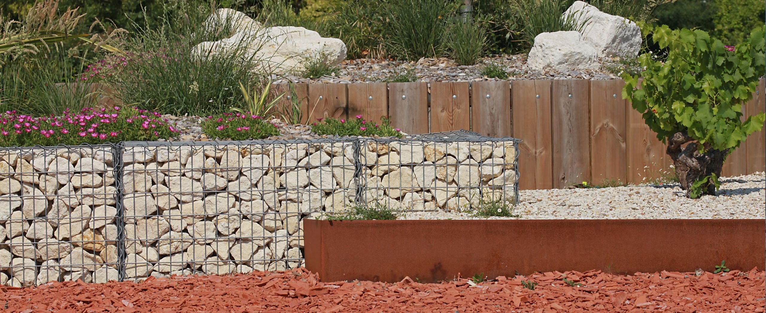 Gabions pour les professionnels sur Saumur, Angers, Tours 